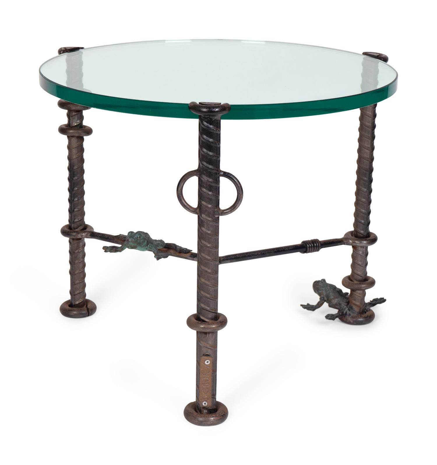 Bronze Figural Table