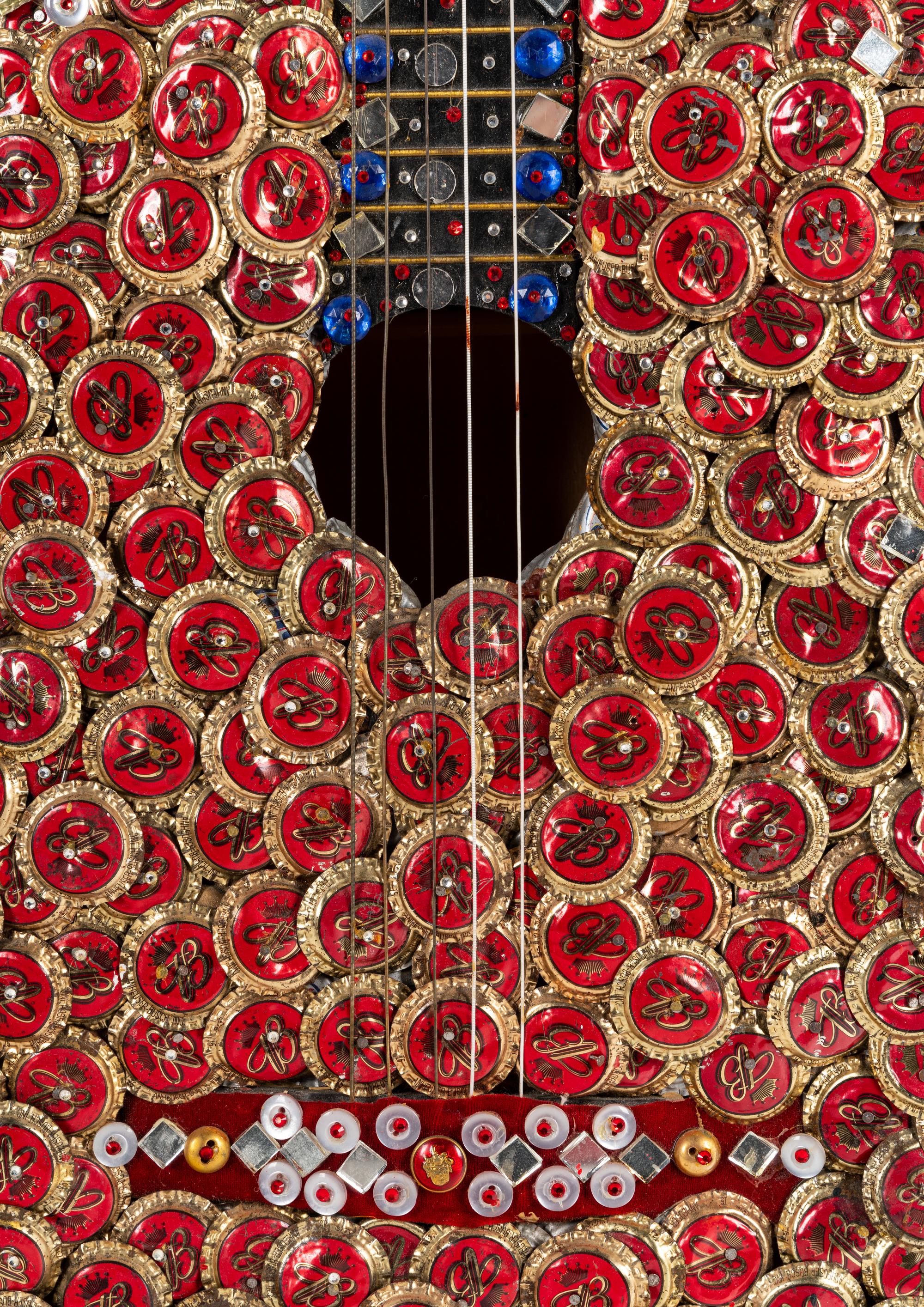 Self Portrait Bottlecap Guitar