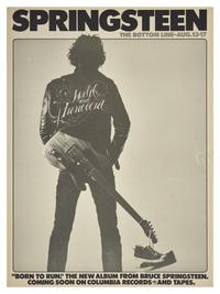 [Music] [Springsteen, Bruce] Concert Poster for The Bottom Line, August 13-17, 1975