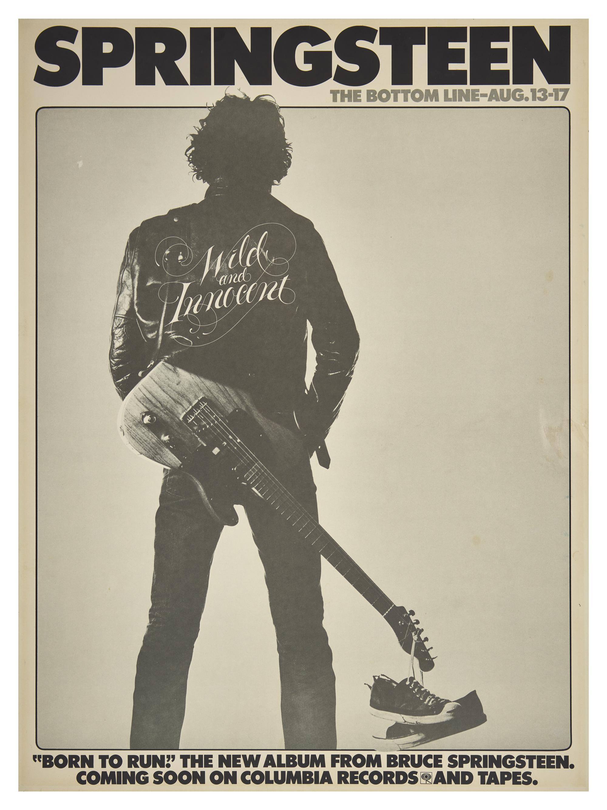 [Music] [Springsteen, Bruce] Concert Poster for The Bottom Line, August 13-17, 1975