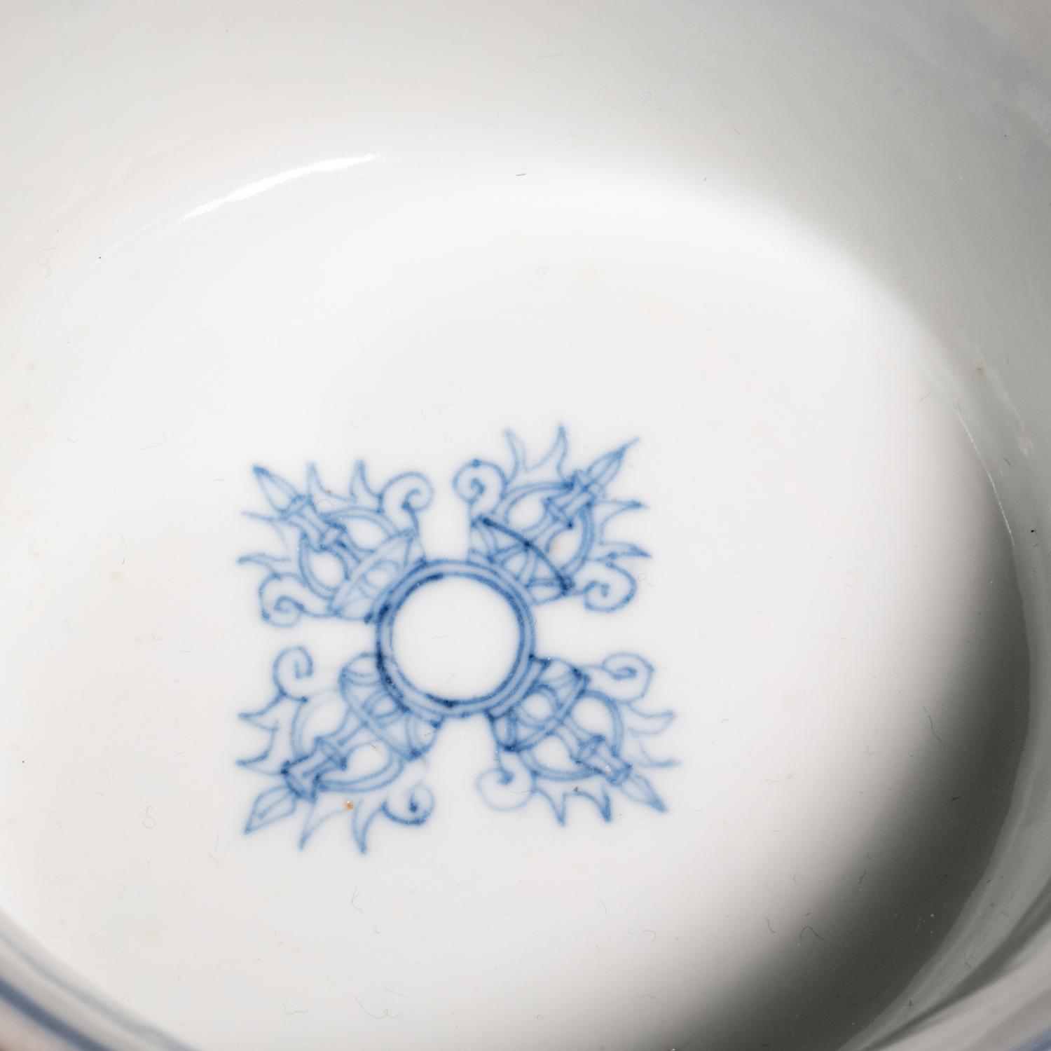 A Blue and White Porcelain Stem Cup