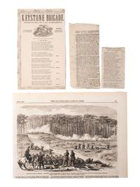 [CIVIL WAR]. A group of Civil War documents and ephemera related to Pennsylvania.