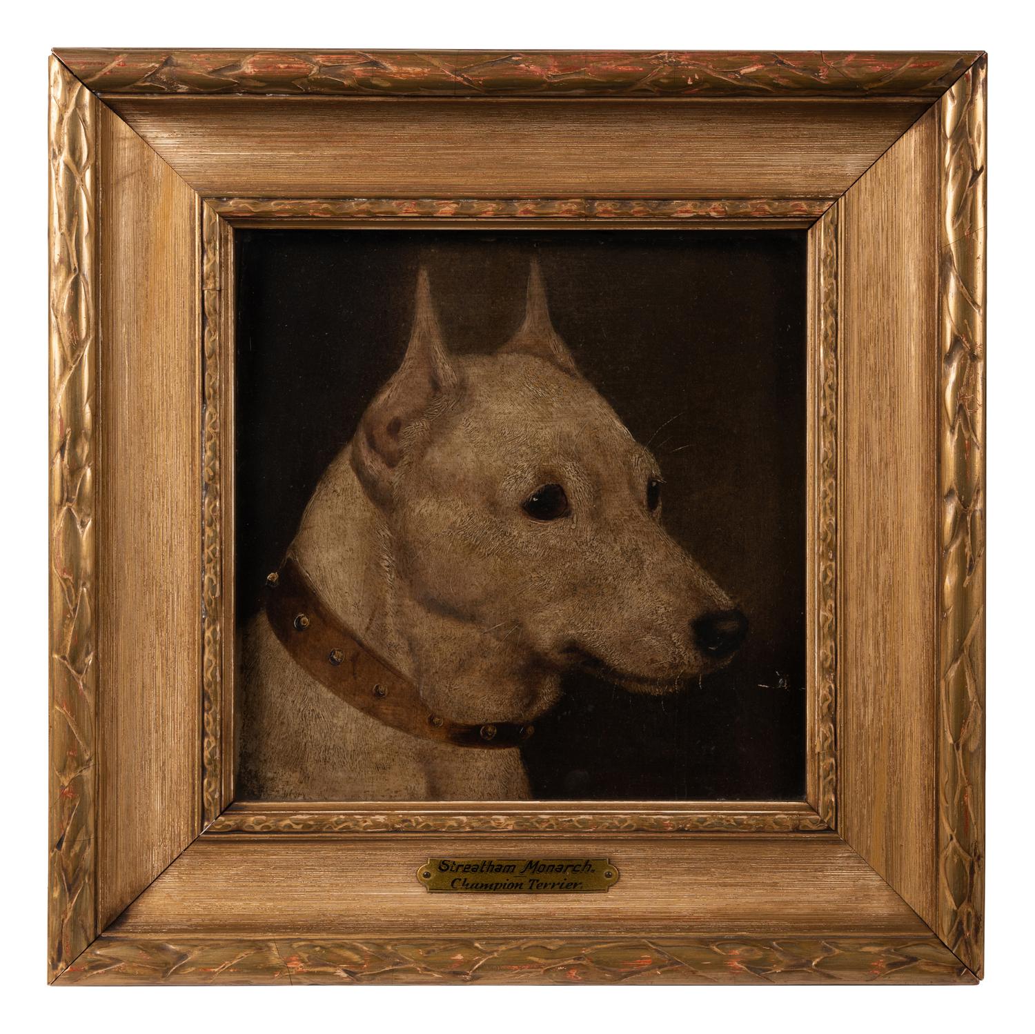 Two Paintings of Champion Bull Terriers