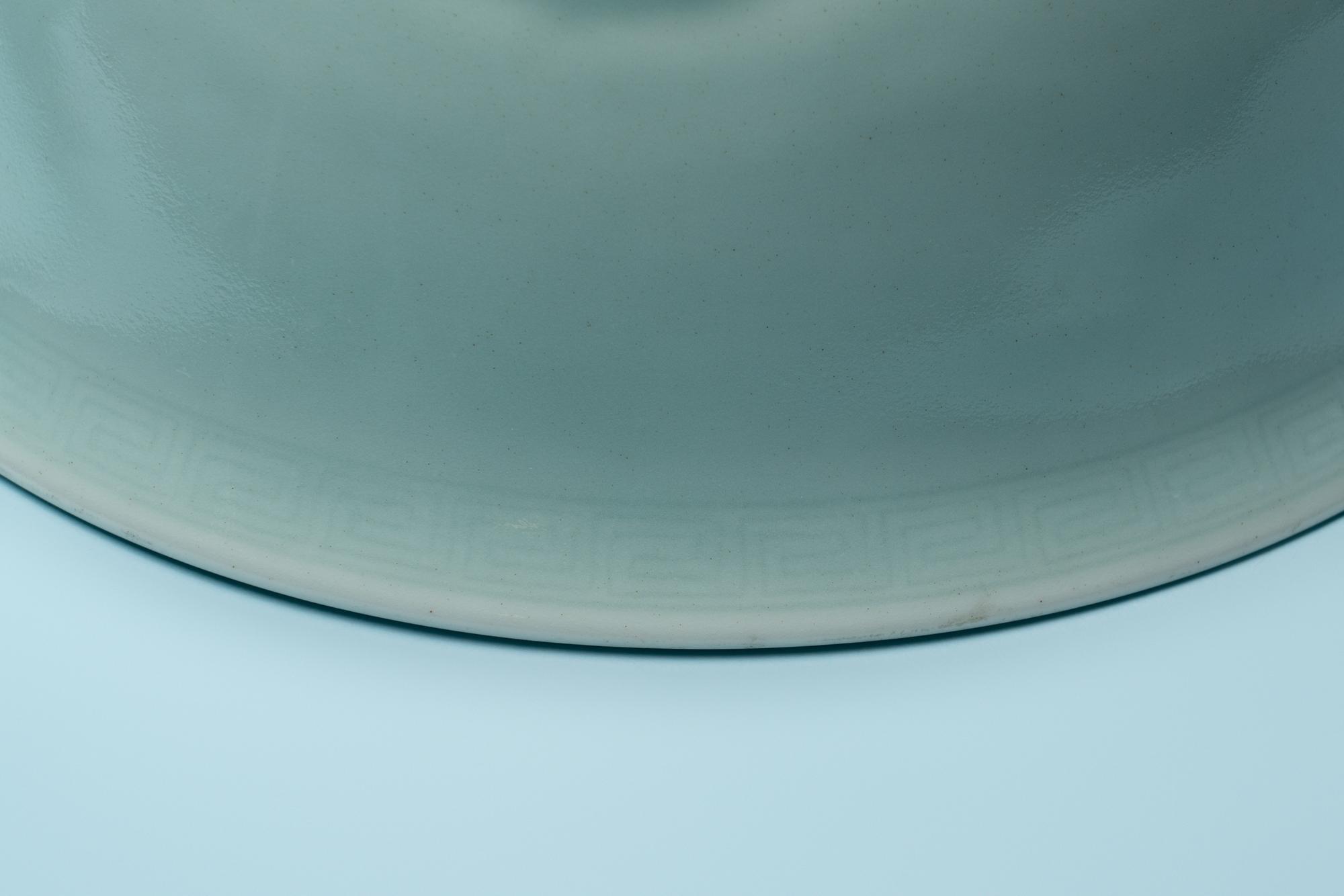 A Pair of Rare and Large Chinese Celadon Glazed Bowls