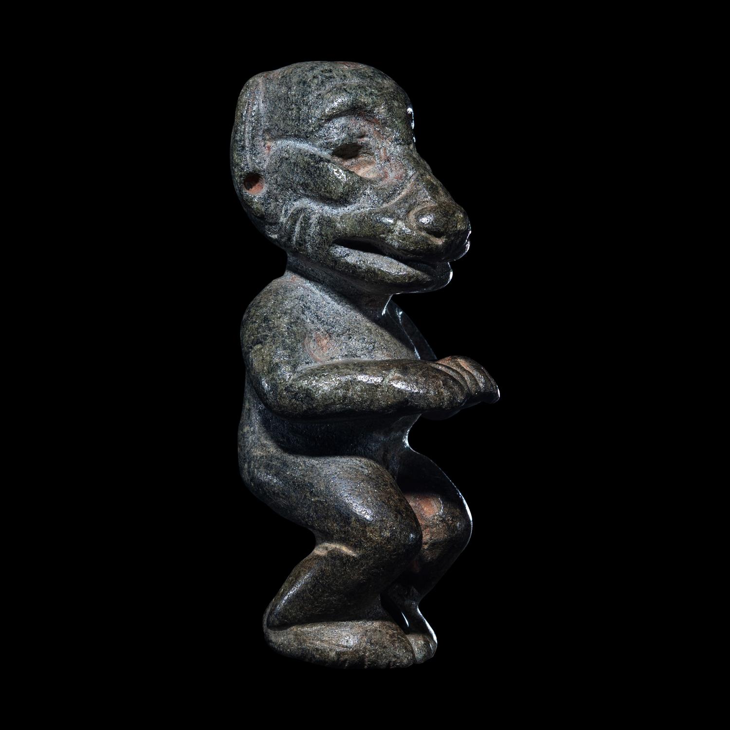 An Olmec Serpentine Transformation Figure