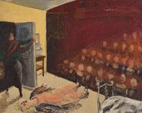 Per Lasson Krohg (Norwegian, 1889-1965) - Theater Stage