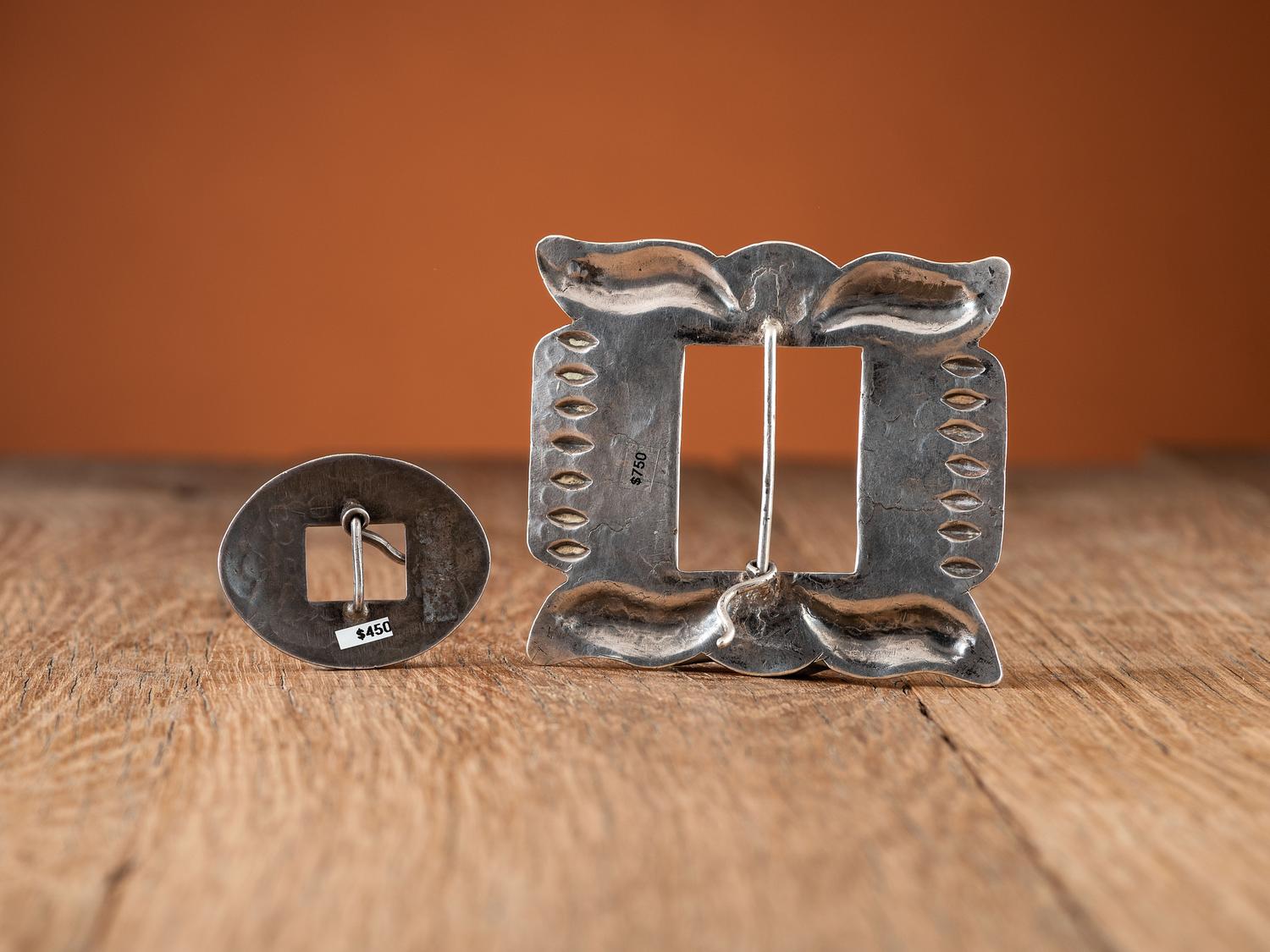 Navajo Ingot Belt Buckles