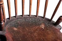 A Low-Back Compass-Seat Windsor Armchair