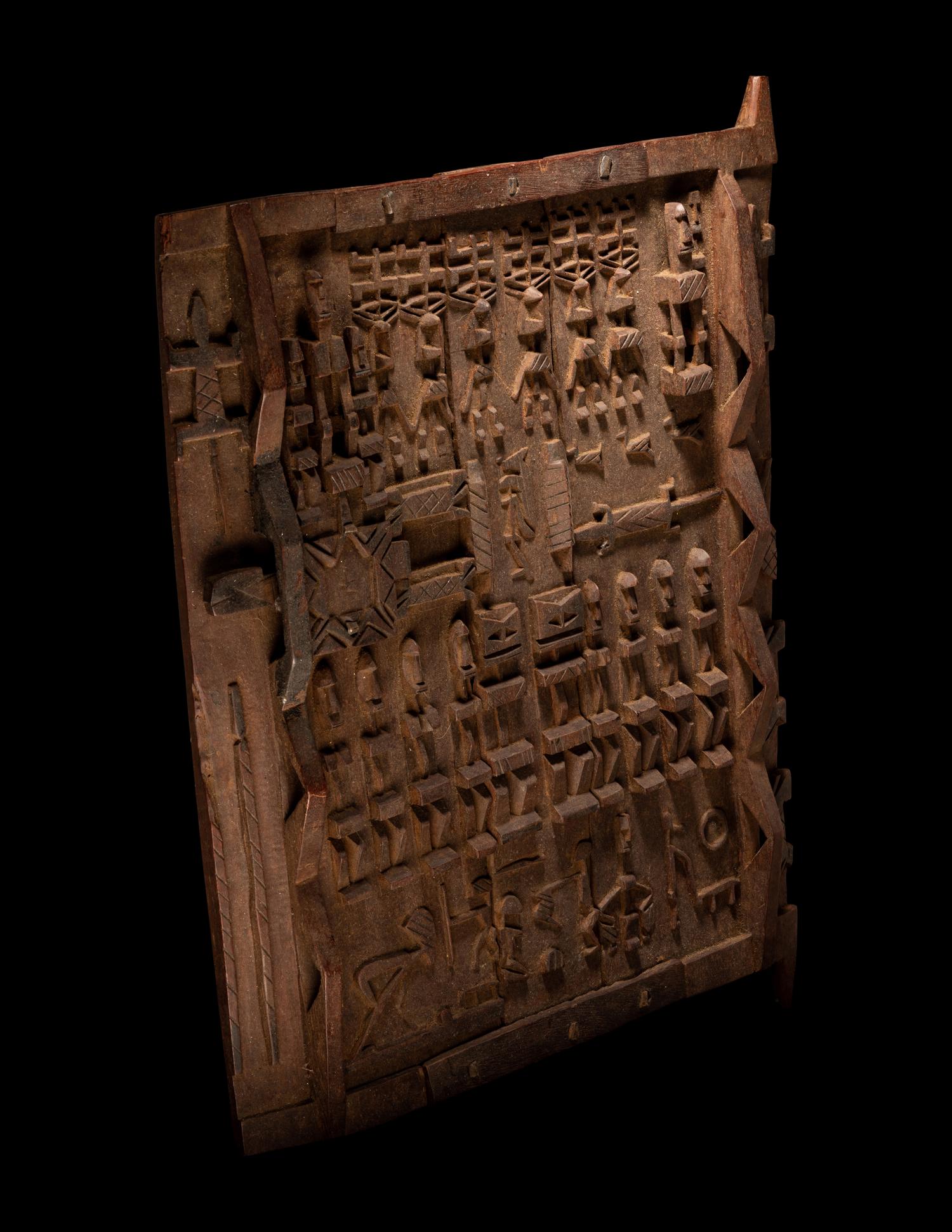 A Dogon Wood Granary Door