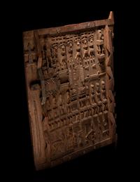 A Dogon Wood Granary Door