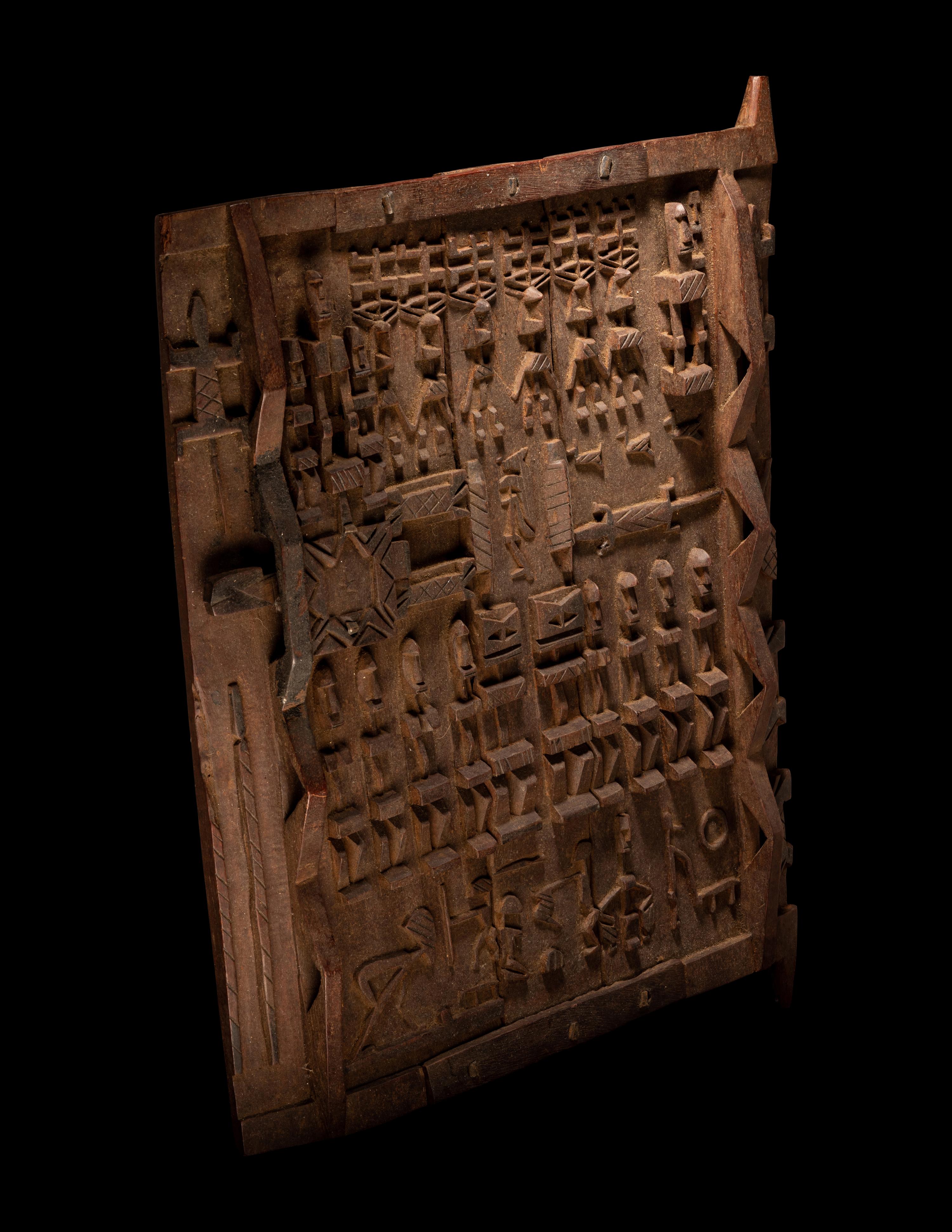 A Dogon Wood Granary Door