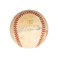 A Group of Signed Autograph Baseballs and One Signed Autograph Softball,