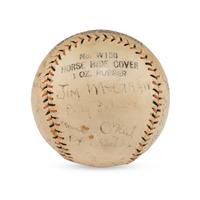 A 1927 Toledo Mud Hens Team Signed Autograph Baseball Featuring Casey Stengel (Beckett Authentication Services Letter of Authenticity)