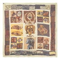Three Hermès 90cm Silk Chiffon Scarves
