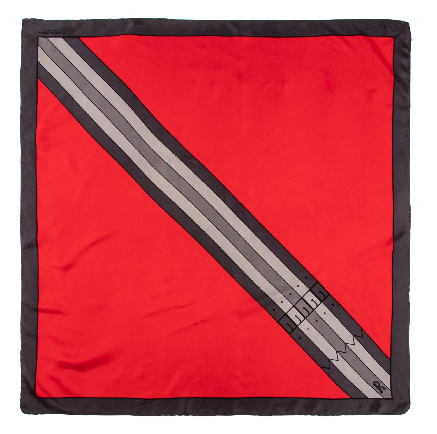 Four Designer Scarves; Including One Hermès, 1990-2010s