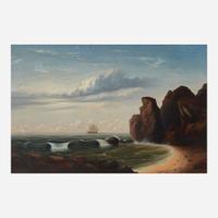 Attributed to Thomas Chambers (American, 1808-1866) Coastal Landscape