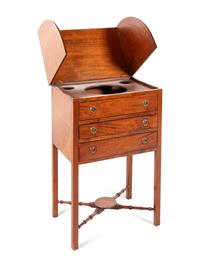 A George III Style Mahogany Work Table