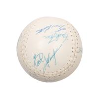 A Group of Signed Autograph Baseballs and One Signed Autograph Softball,