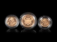 [GREAT BRITAIN] A 1986 Three-Coin Gold Proof Set