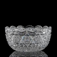 A Brilliant-Period Cut Glass Bowl