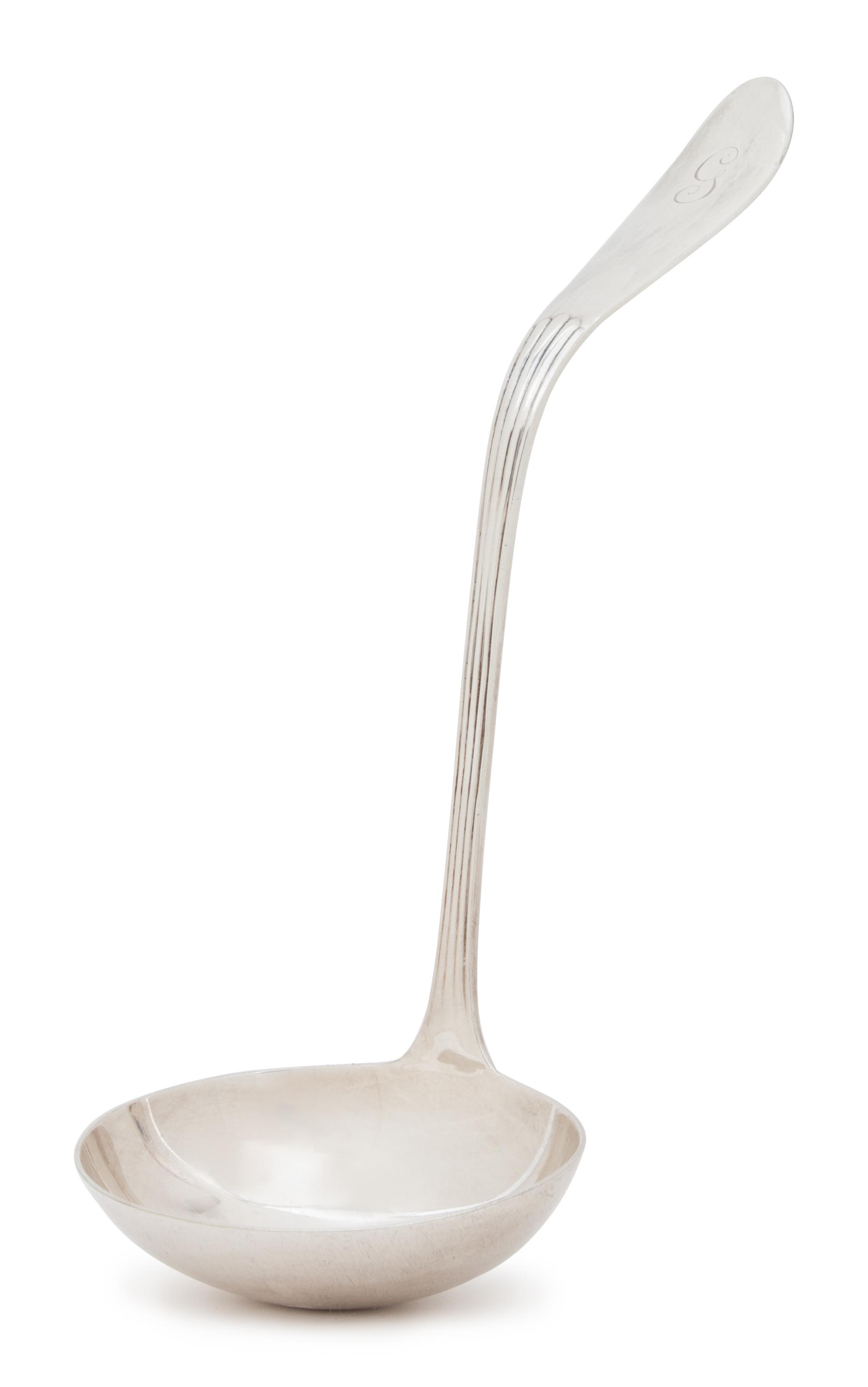 An American Silver Plate Ladle