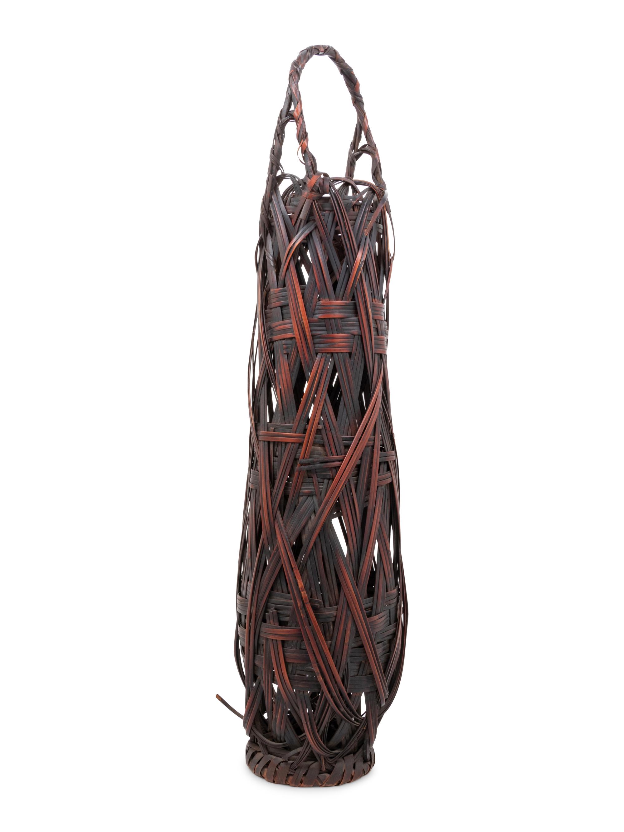 A Bamboo Flower Arranging Basket