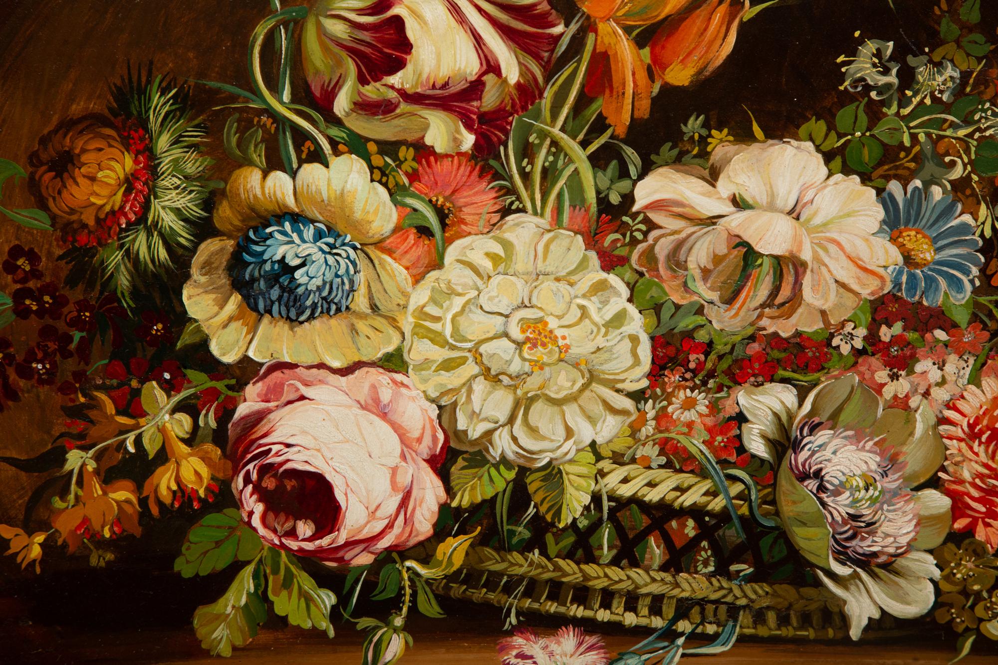 Two Floral Still Life Works