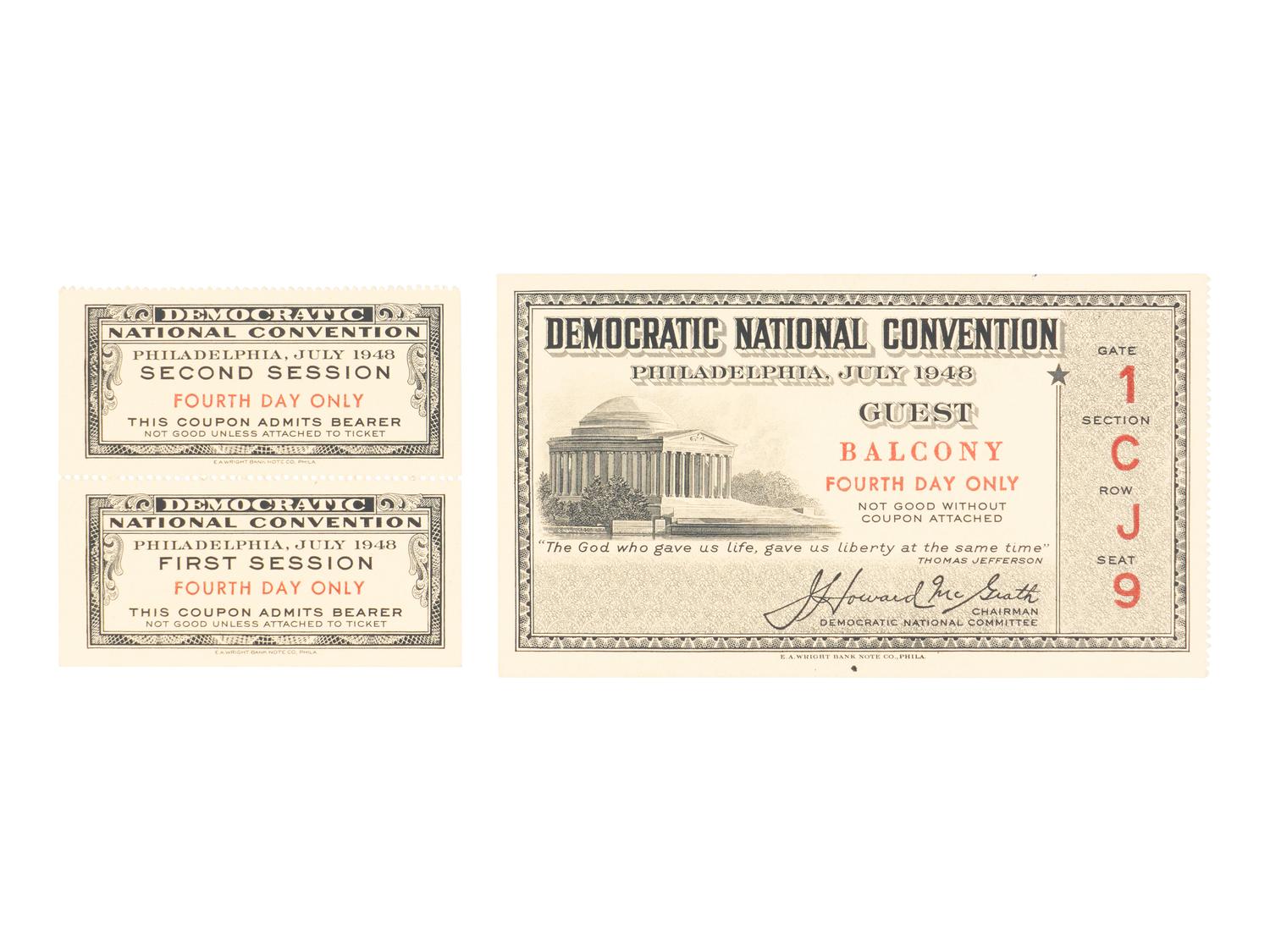 TRUMAN, Harry S. (1884-1972). An archive of materials relating to his presidency and legacy, comprising: