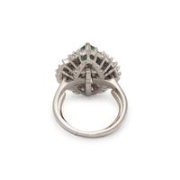 TSAVORITE GARNET AND DIAMOND CONVERTIBLE PENDANT RING