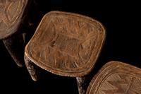 Four Nupe Wood Stools