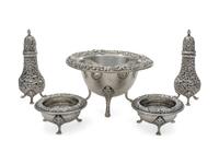 A Collection of Five American Silver Table Articles — S. Kirk & Son, Baltimore, MD