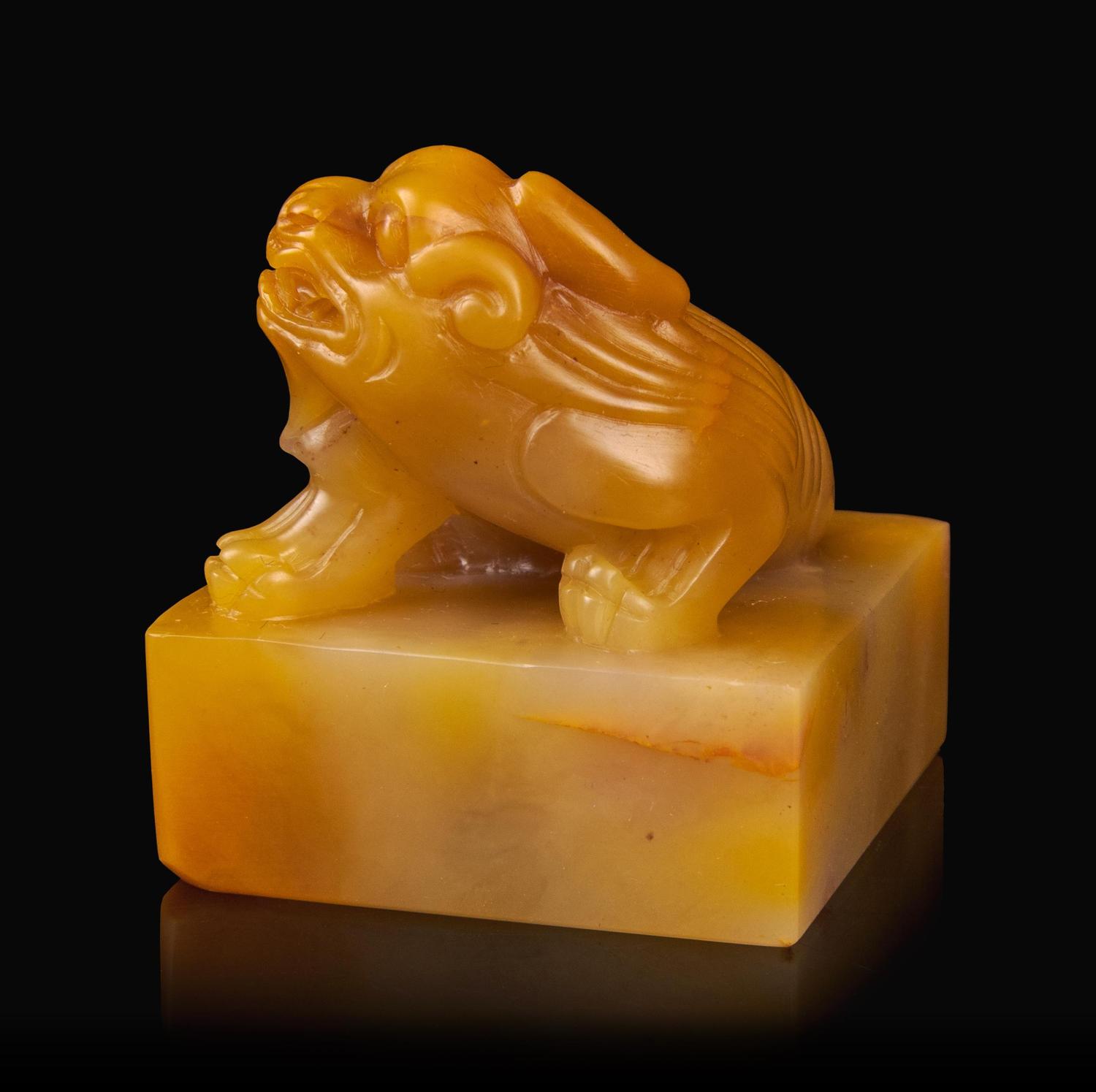 A Shoushan Stone Square Seal