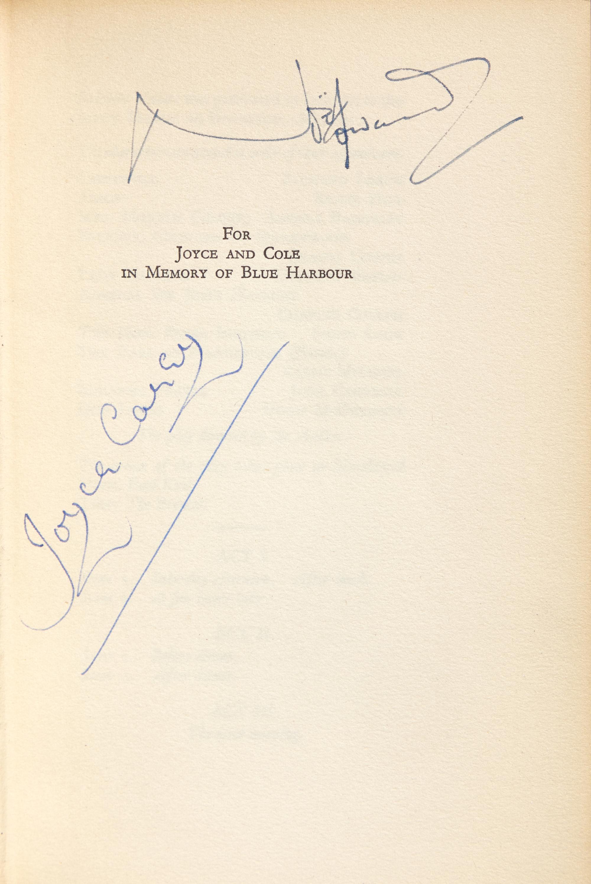 [COWARD, Noel (1899-1973)]. A group of 3 items from the collection of Coward's biographer, Cole Lesley, comprising: