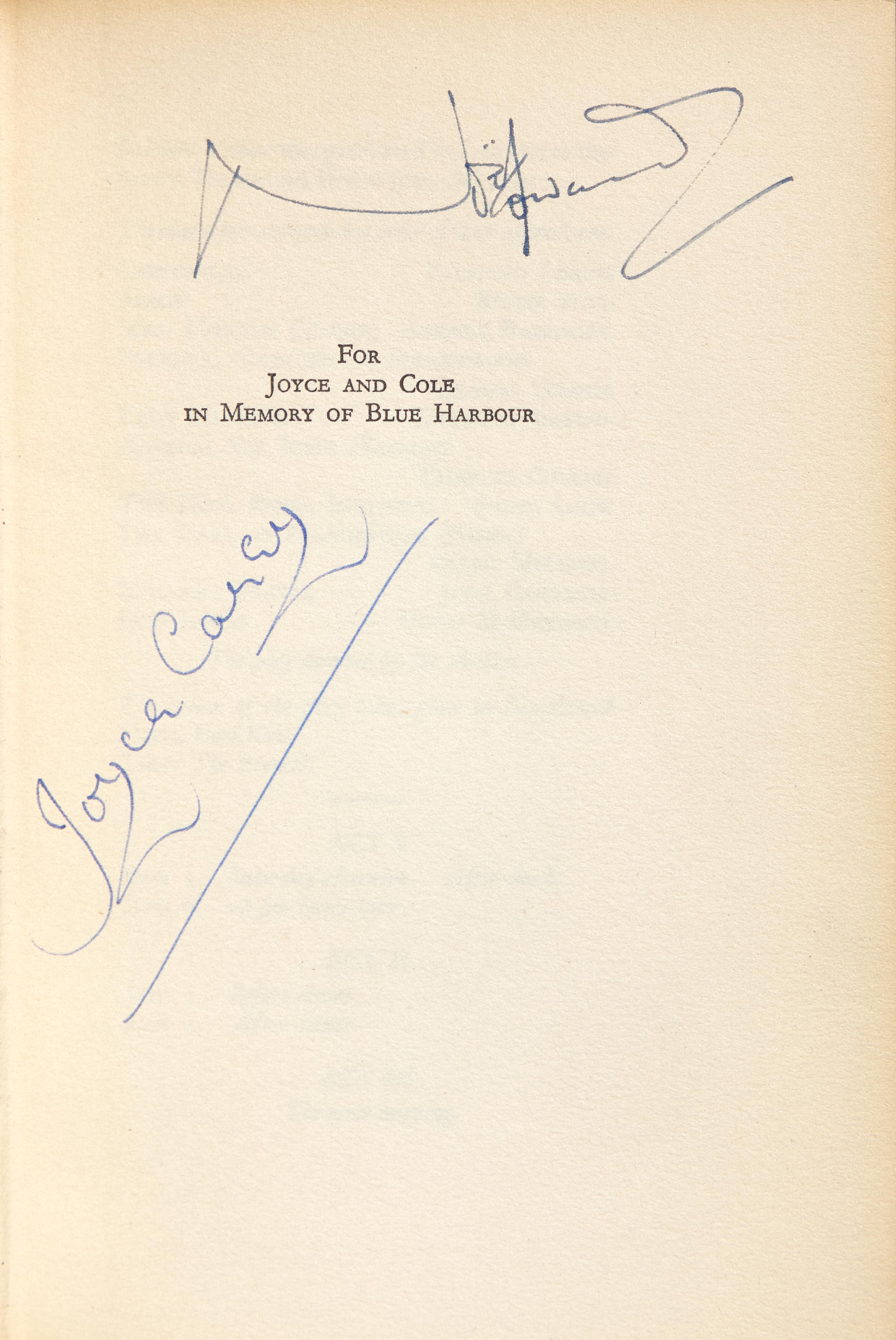 [COWARD, Noel (1899-1973)]. A group of 3 items from the collection of Coward's biographer, Cole Lesley, comprising: