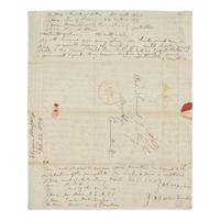 [African-Americana] Wright, Elizur, Jr. Autograph Letter, signed on an Anti-American Colonization Society Broadside "The Shields of American Slavery..."