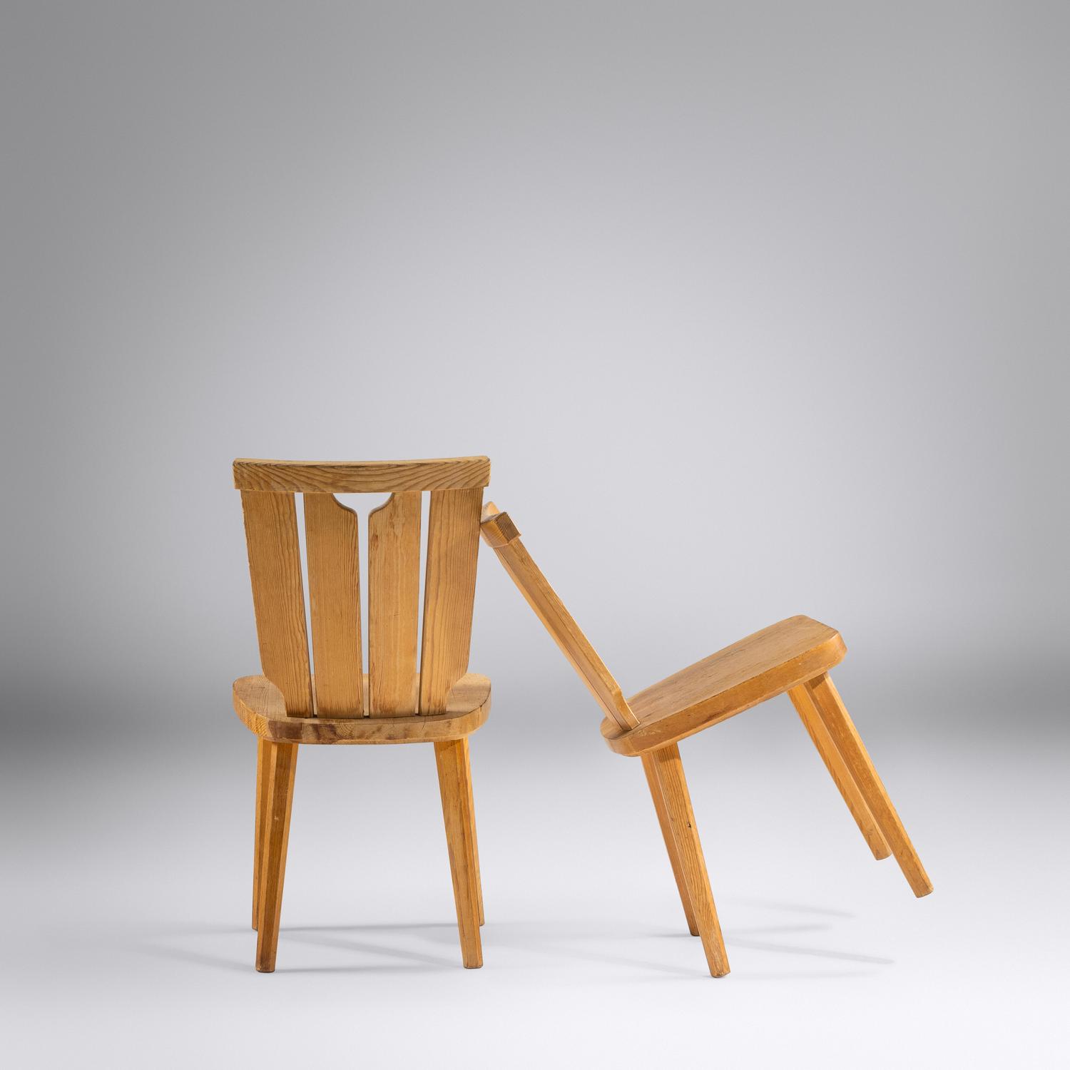 Set of Seven Dining Chairs Sweden, c. 1960