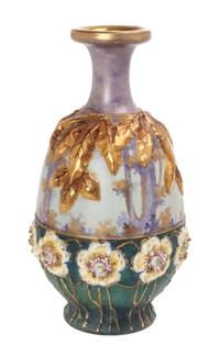 An Amphora Pottery Vase Height 10 inches.