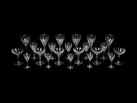A Val St. Lambert Gevaert Partial Stemware Service