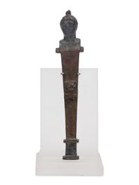 A Roman Bronze Herm