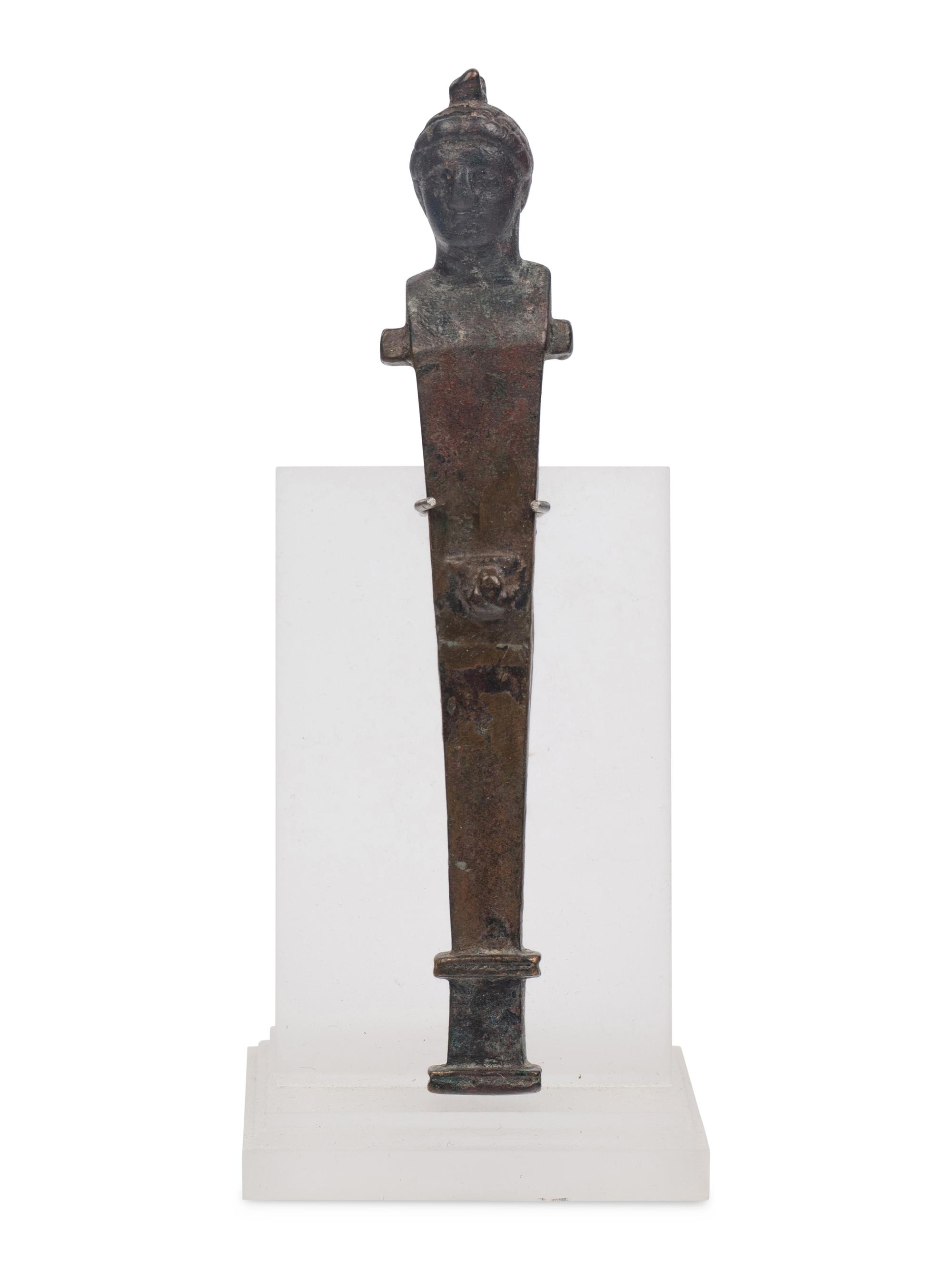 A Roman Bronze Herm