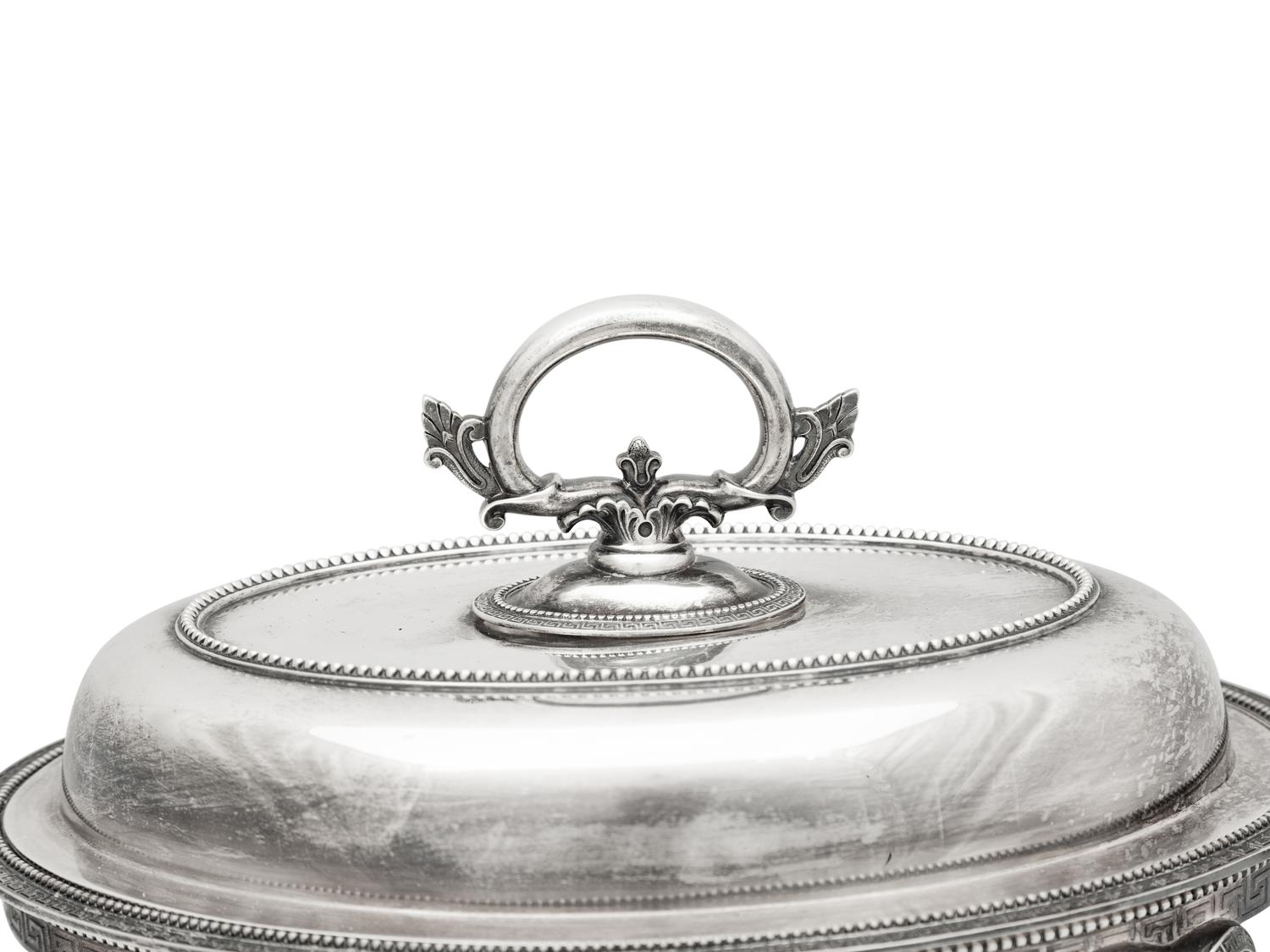 A Tiffany and Co. Silver Chafing Dish