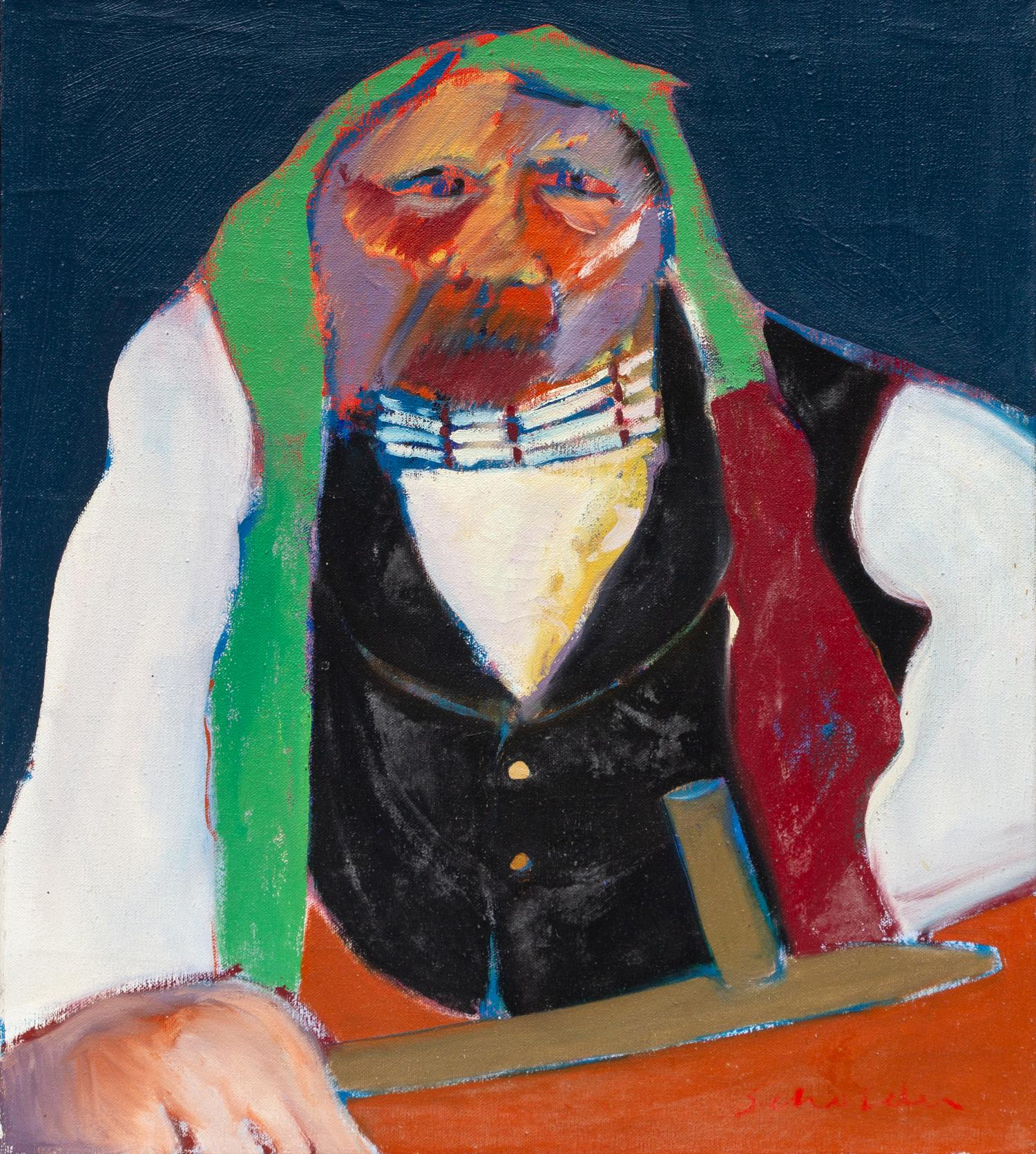 Indian with Peace Pipe