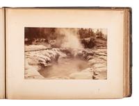 [WESTERN AMERICANA]. HAYNES, F. Jay (1853-1921), photographer. Album containing 24 photographs of Yellowstone National Park. St. Paul, MN.