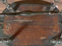 A Green-Painted Sack and Comb-Back Windsor Rocker