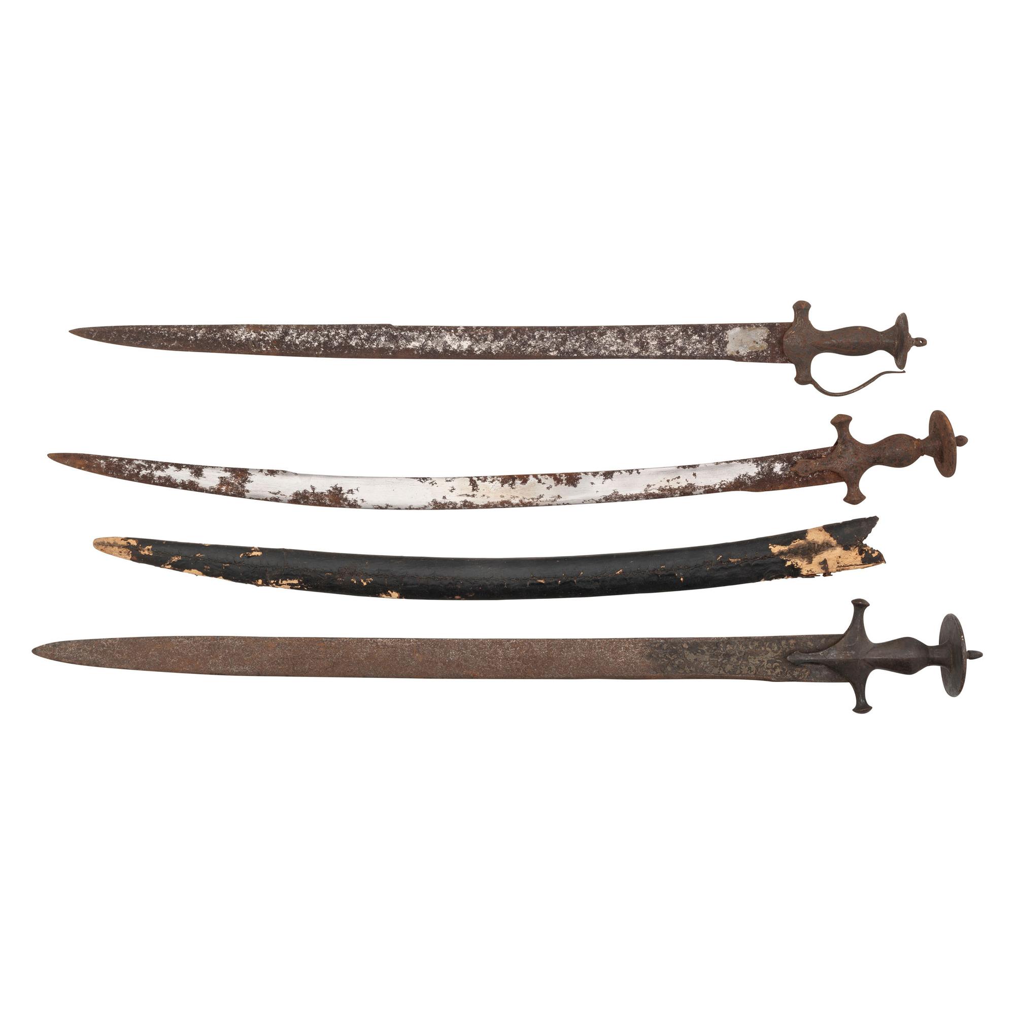 Lot of 3 Indo-Persian Talwar Swords