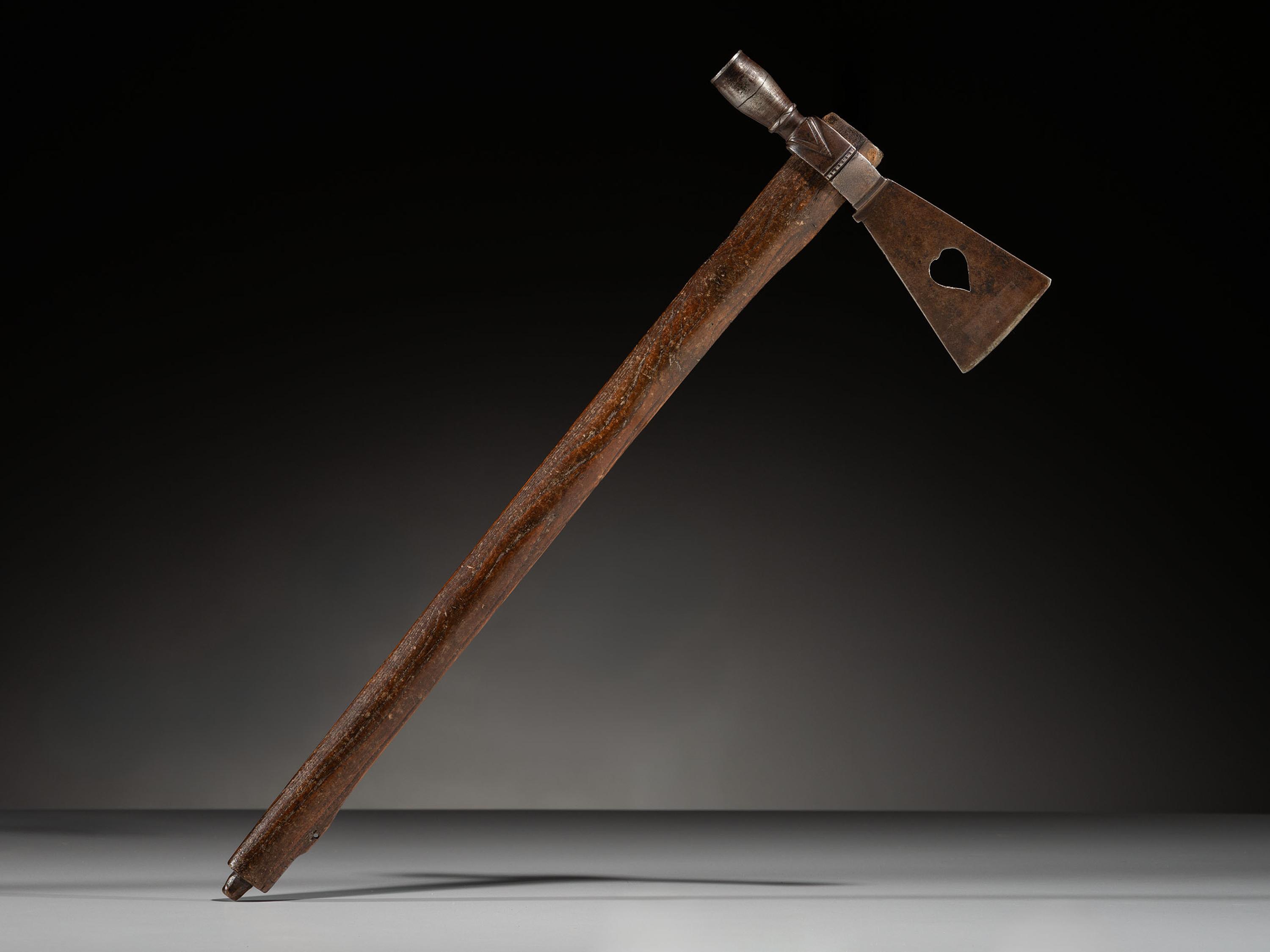 Plains Pipe Tomahawk, with Heart Cutout