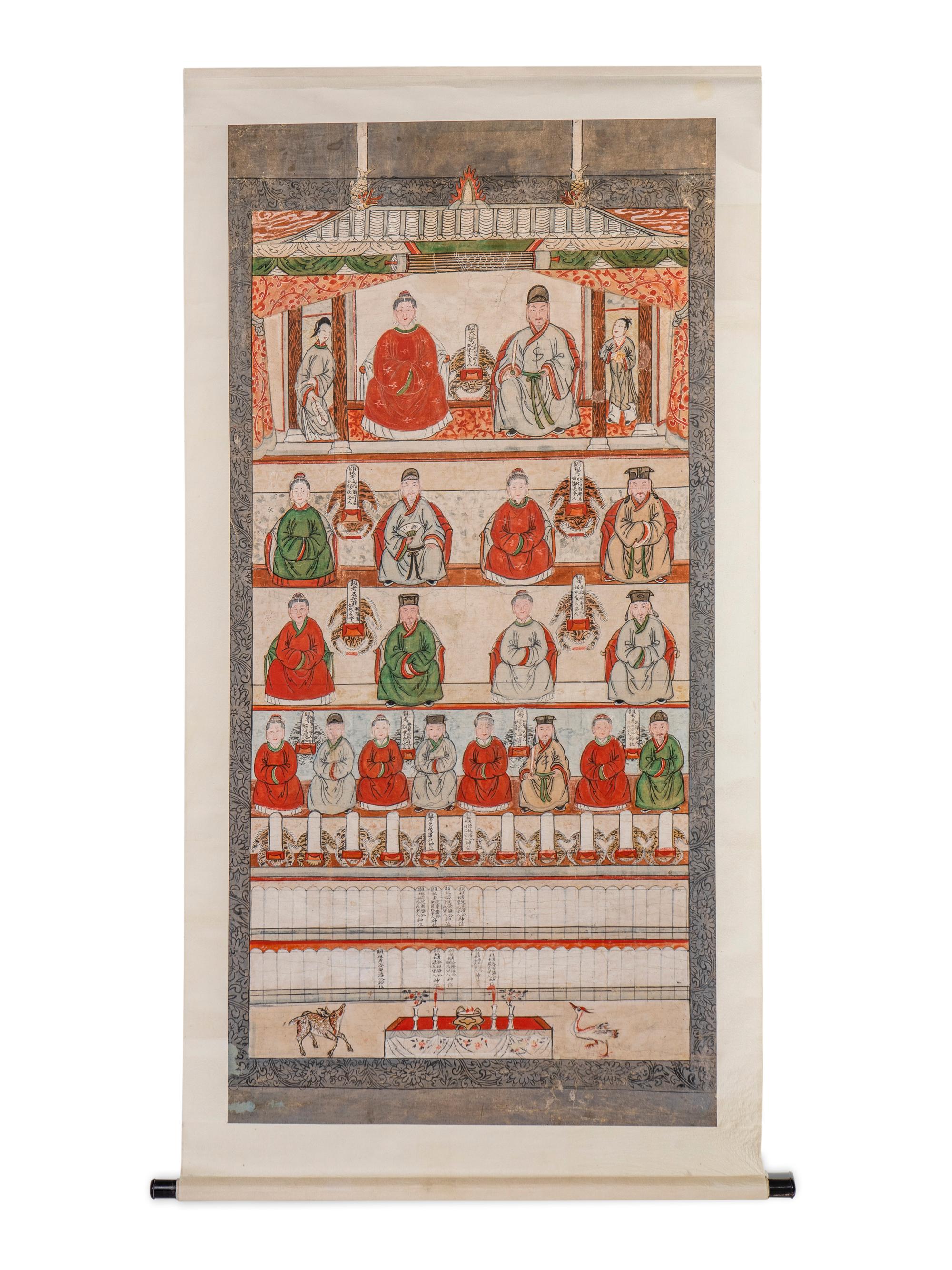 A Chinese Scroll Painting on Paper — 20TH CENTURY
