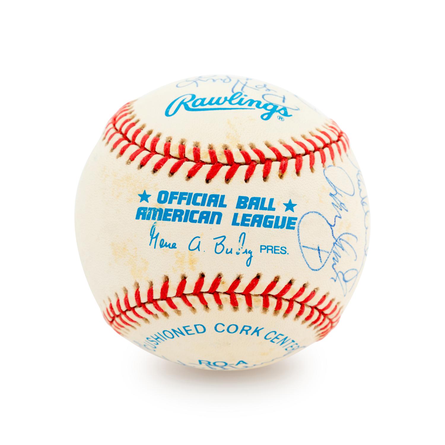 A Group of 19 Los Angeles Angels Signed Baseballs,