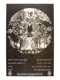 [MUSIC] -- [POSTERS]. GLOVER,Billy, HUNTER, George, WAINWRIGHT, Jerry, WEIL, Roger, STRAUSS, Kurt, WILSON, Wes, artists. A group of 8 Family Dog posters from 1968, comprising: