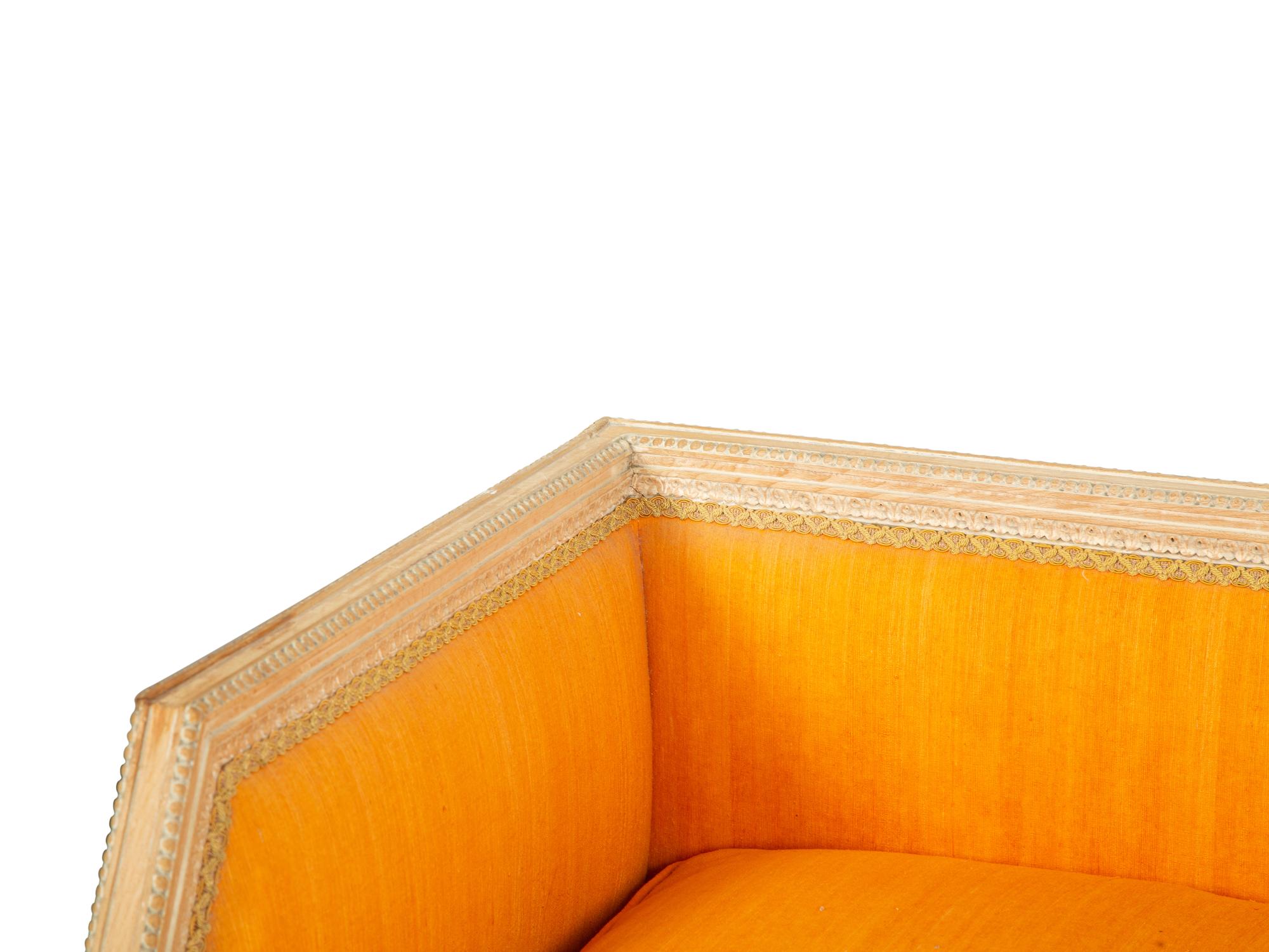 A Louis XVI Grey-Painted Sofa